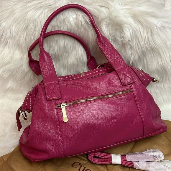 Cuore & Pelle Amelia Fuchsia Shoulder Bag B95 - Picture 7 of 13